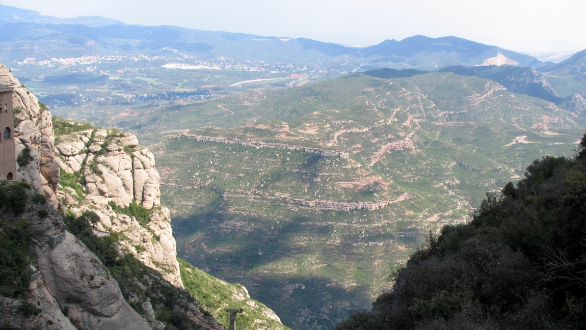 Looking southeast from Montserrat