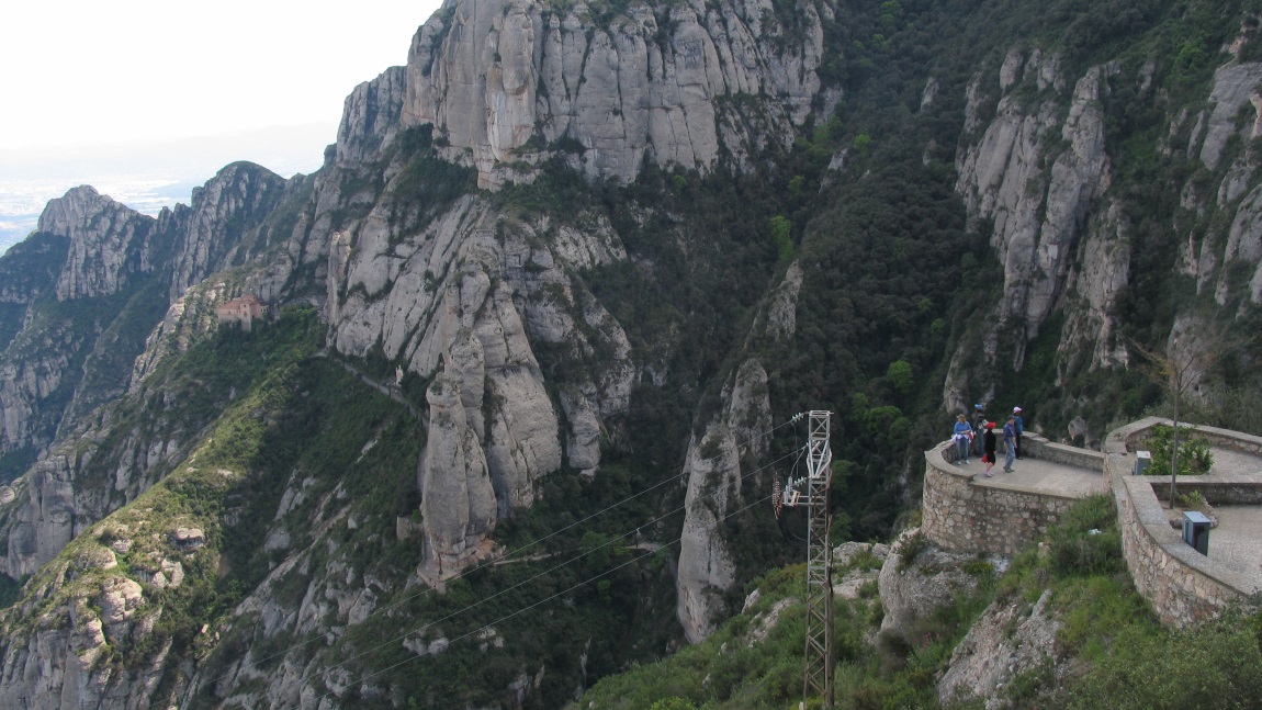 Looking southwest from Montserrat