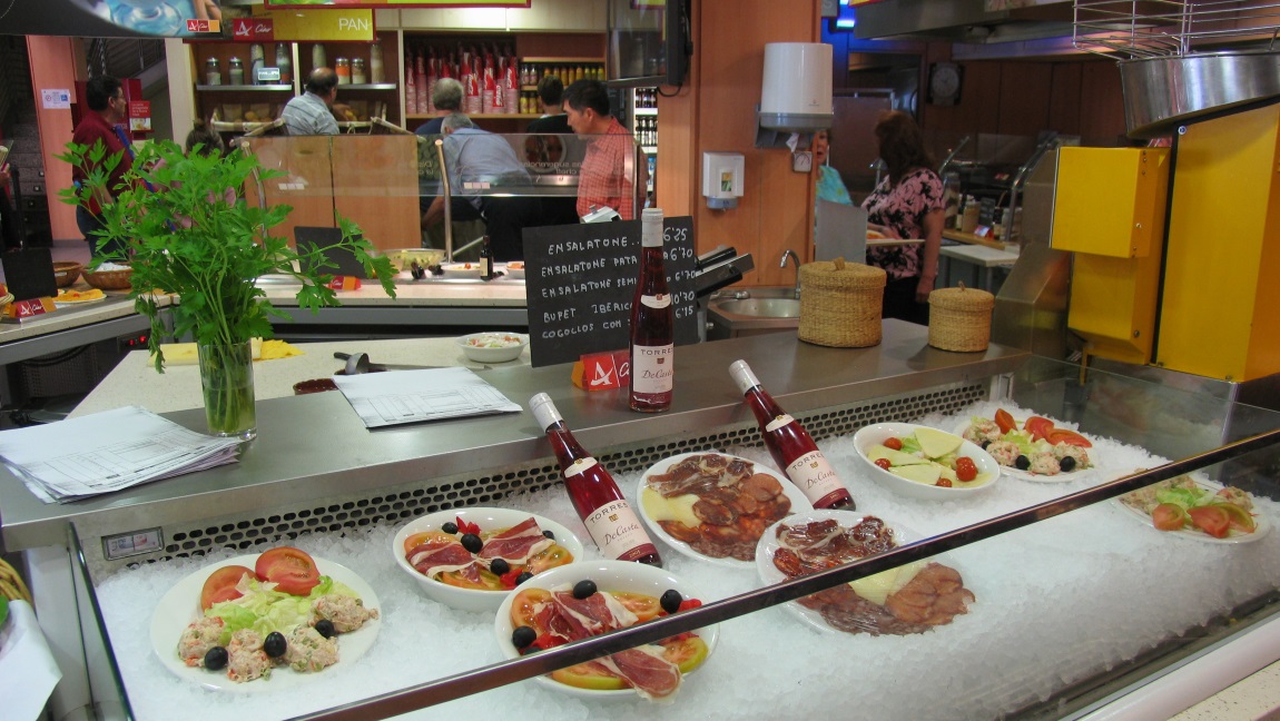 Inside the Autogrill rest stop