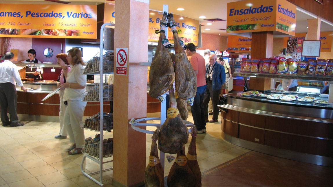 Rest stop between Valencia and Granada