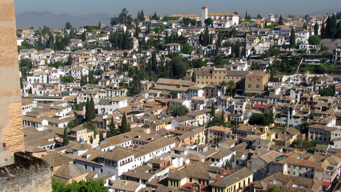 Looking out from La Alhambra