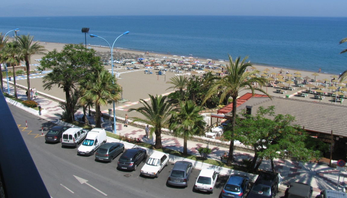 View from our hotel room