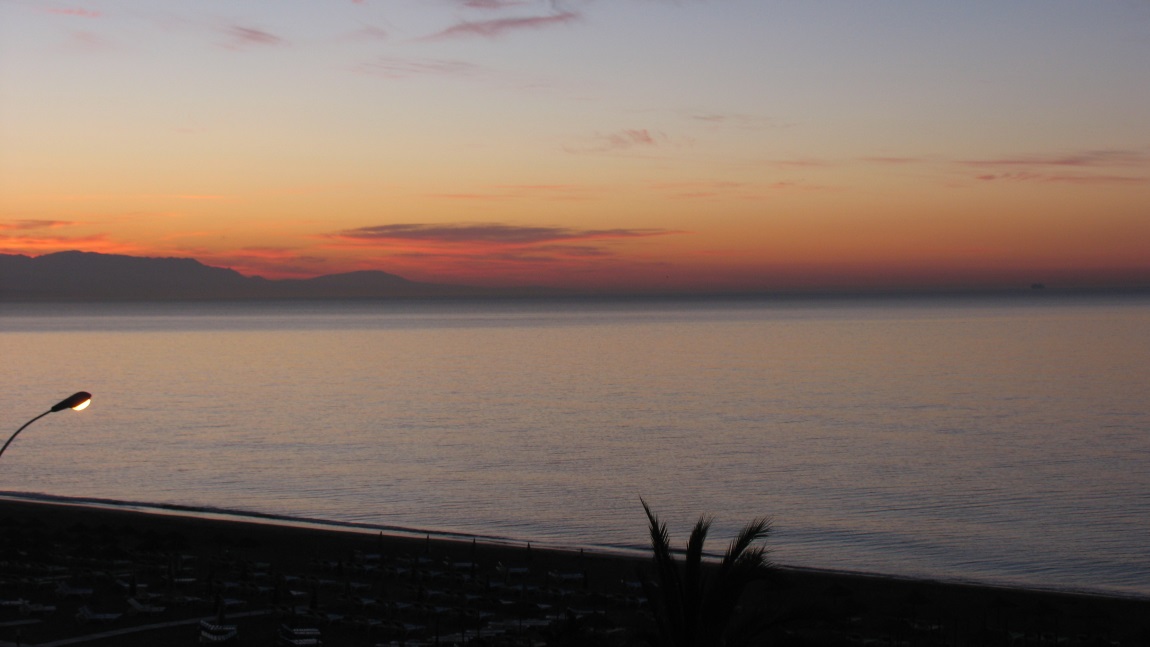 Sunrise in Torremolinos