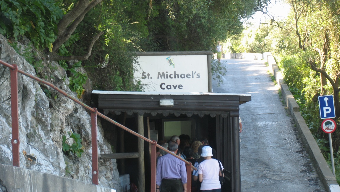 Entering Saint Michael's Cave