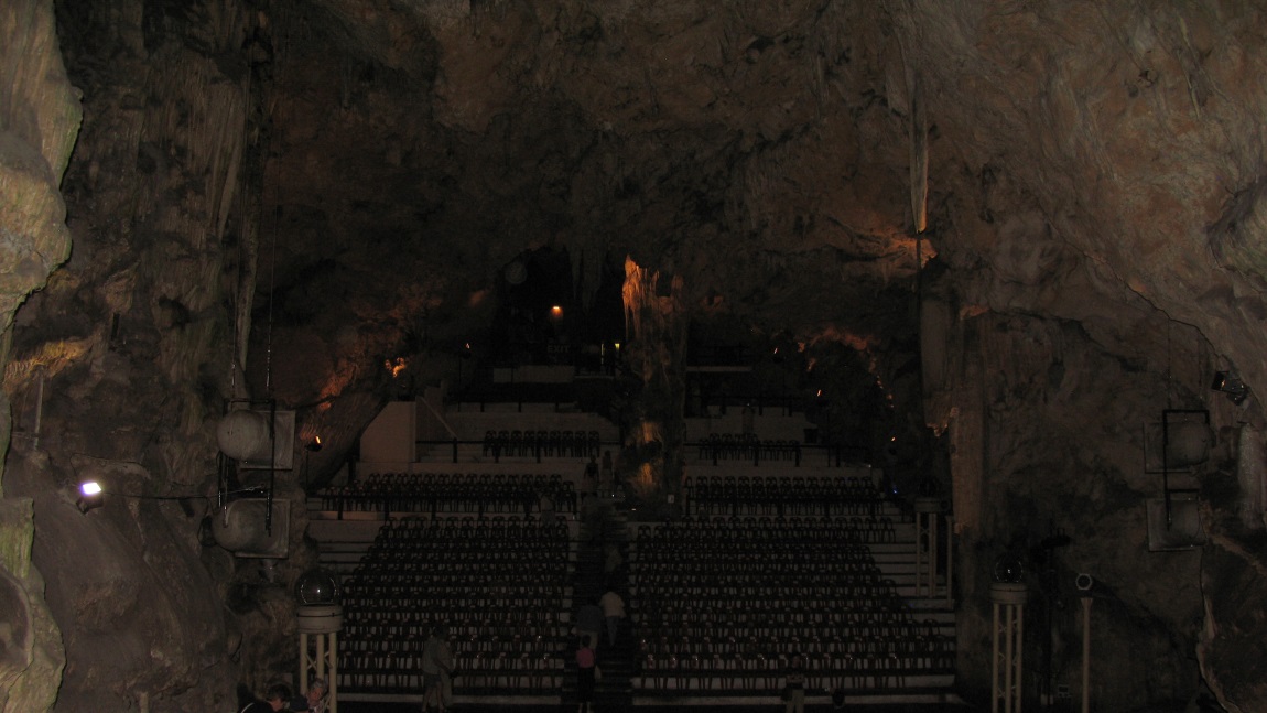 Cathedral Cave auditorium