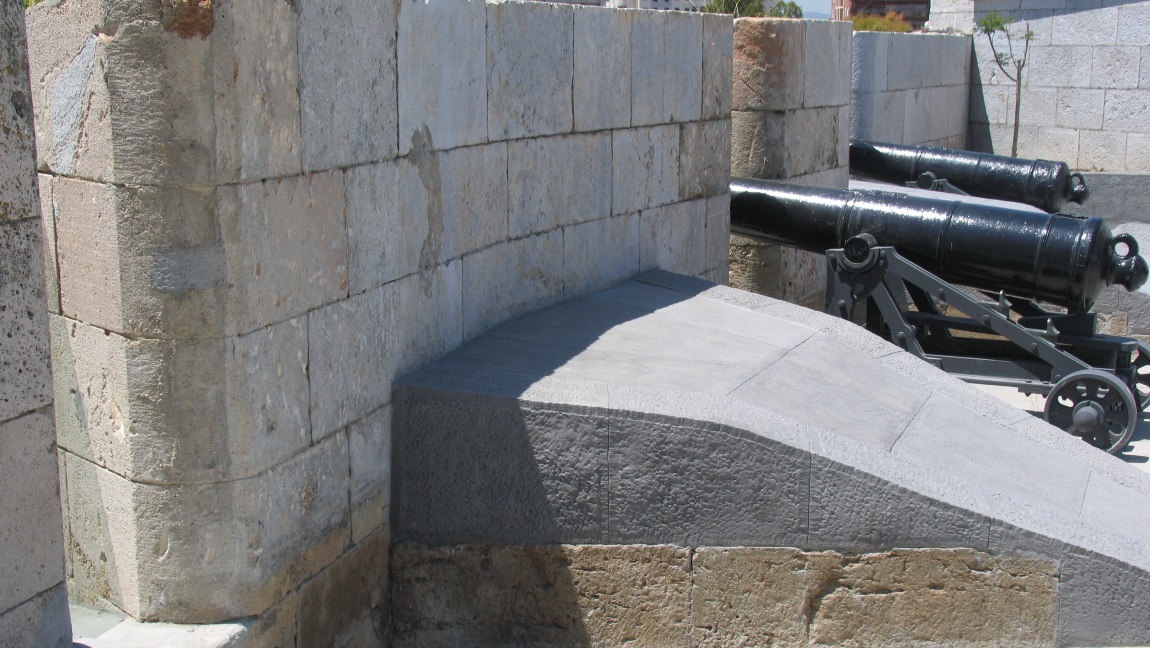 Canons defending Gibraltar