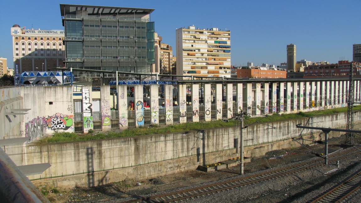 Crossing over the train tracks