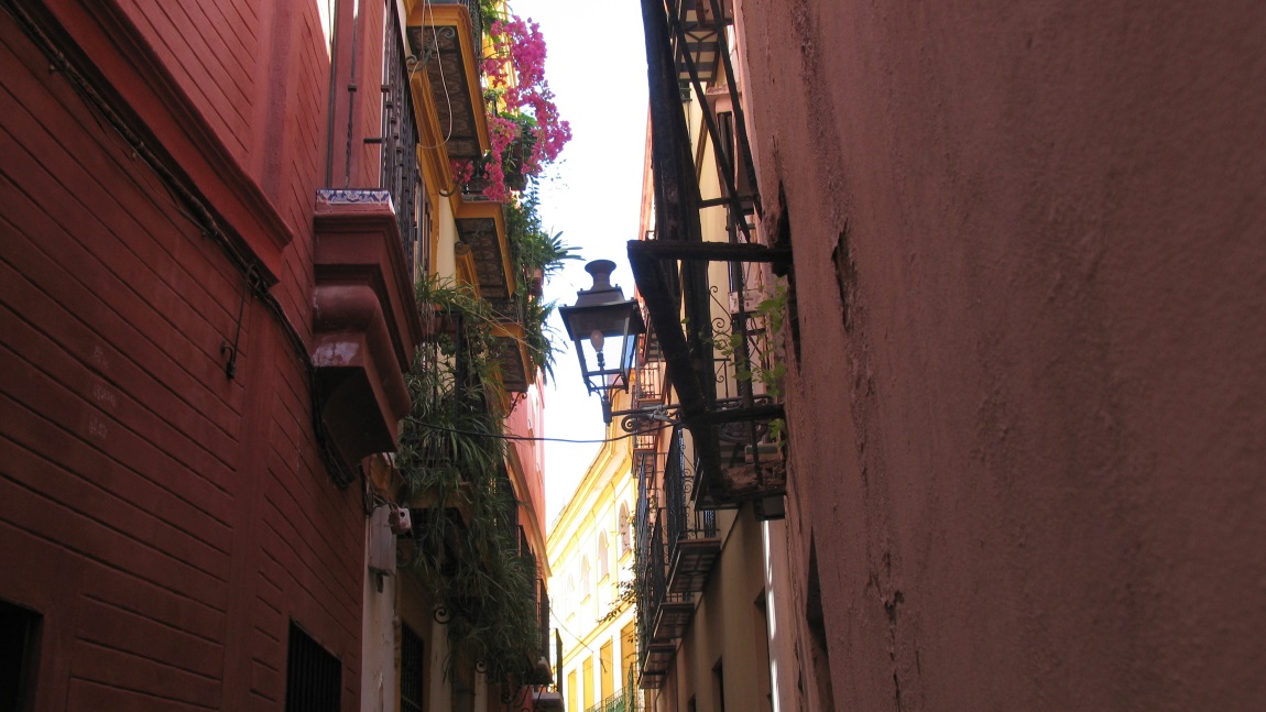 Narrow alley in Seville