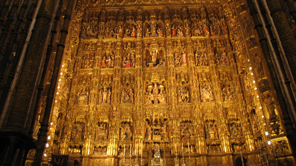 Inside the Cathedral of Seville