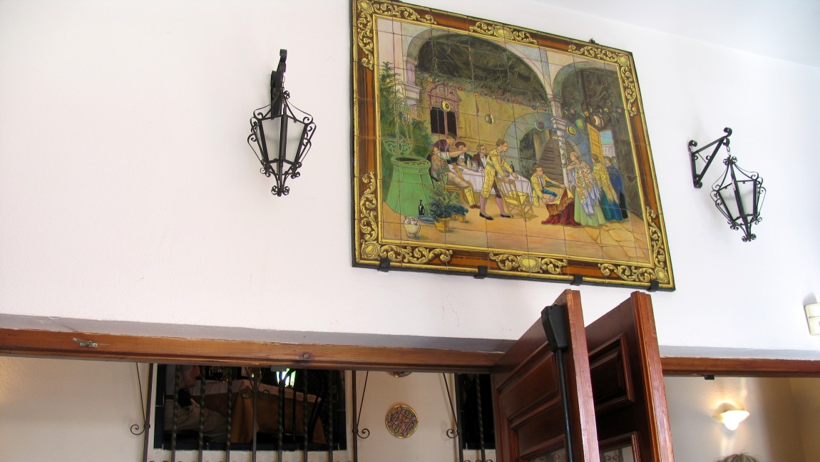 Inside El Patio Sevillano