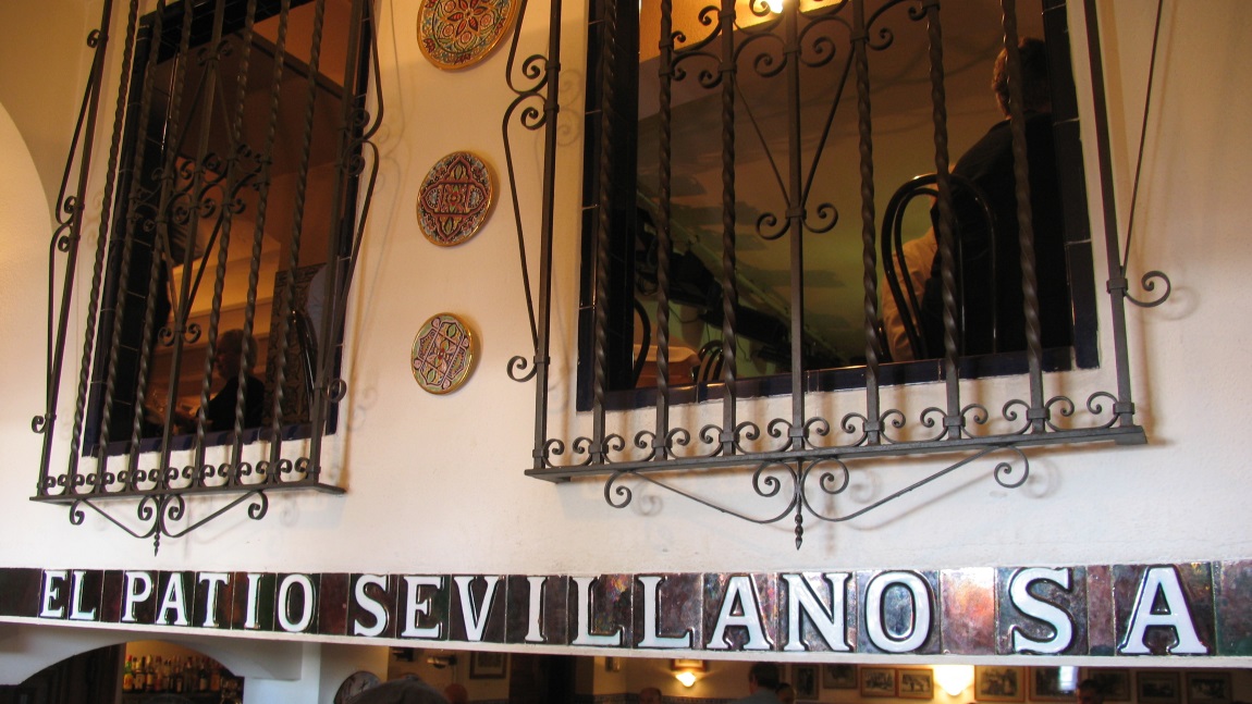 Inside El Patio Sevillano