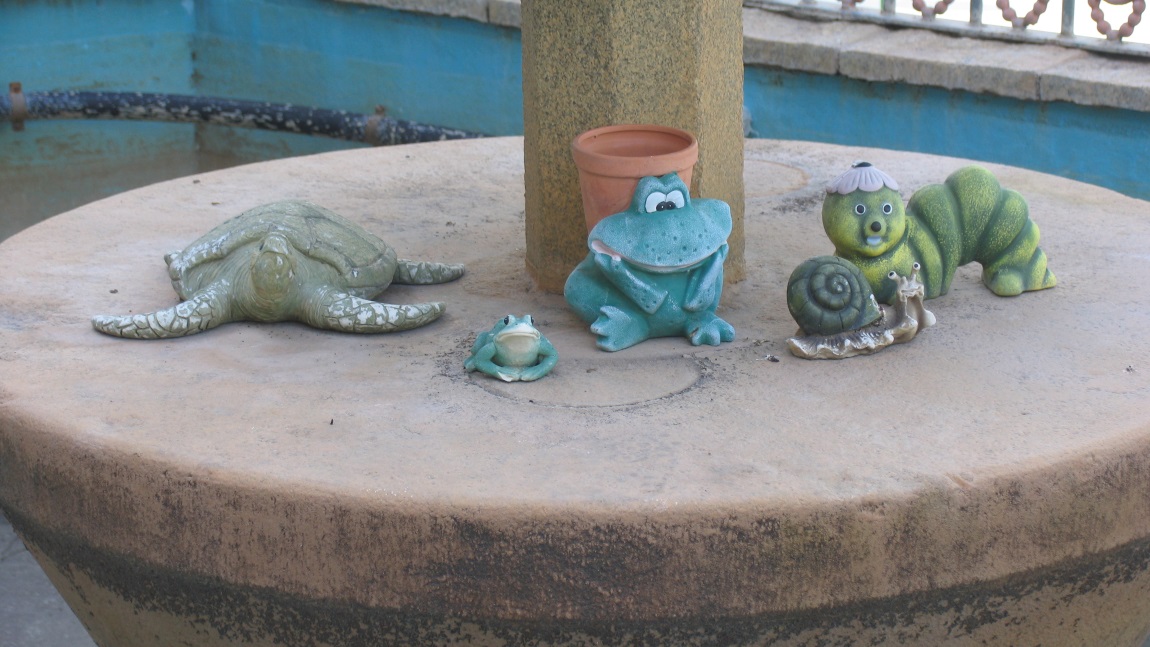 At a rest stop