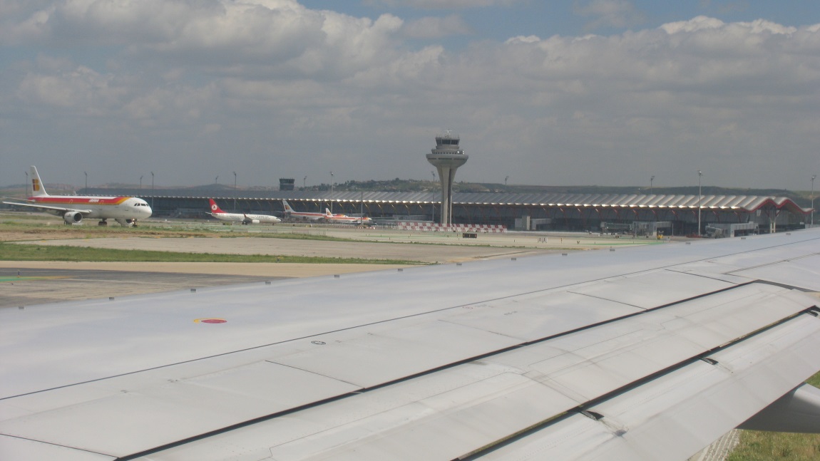 Departing Madrid