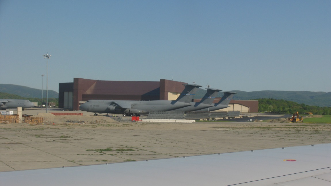 Refueling stop at Stewart Air Force Base