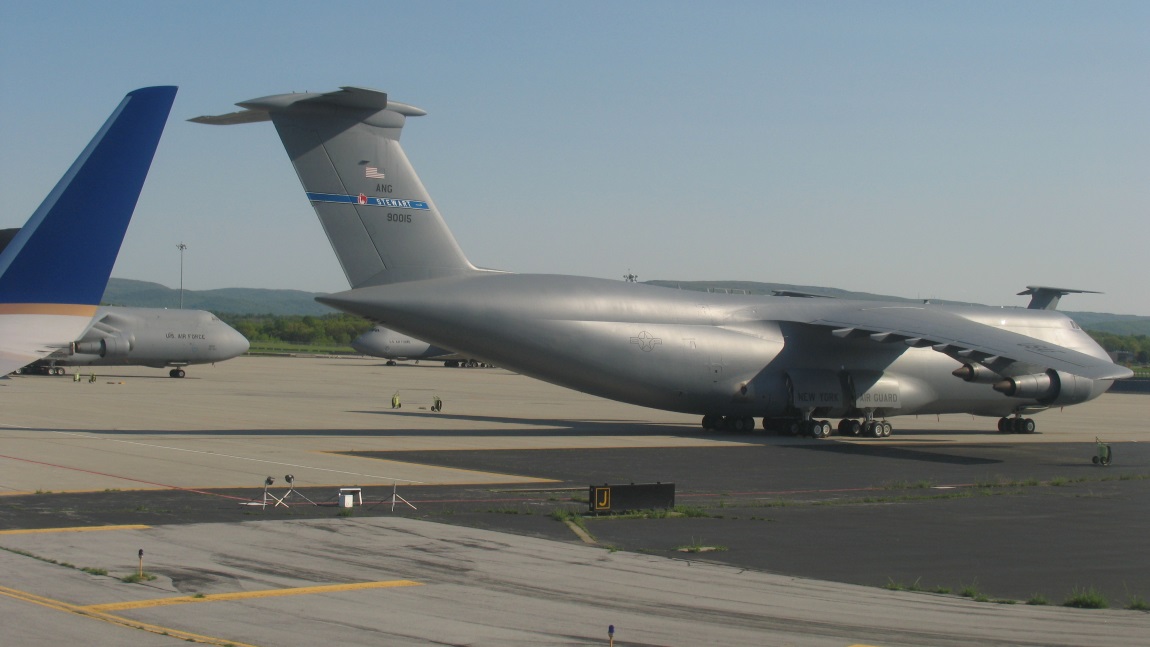Refueling stop at Stewart Air Force Base