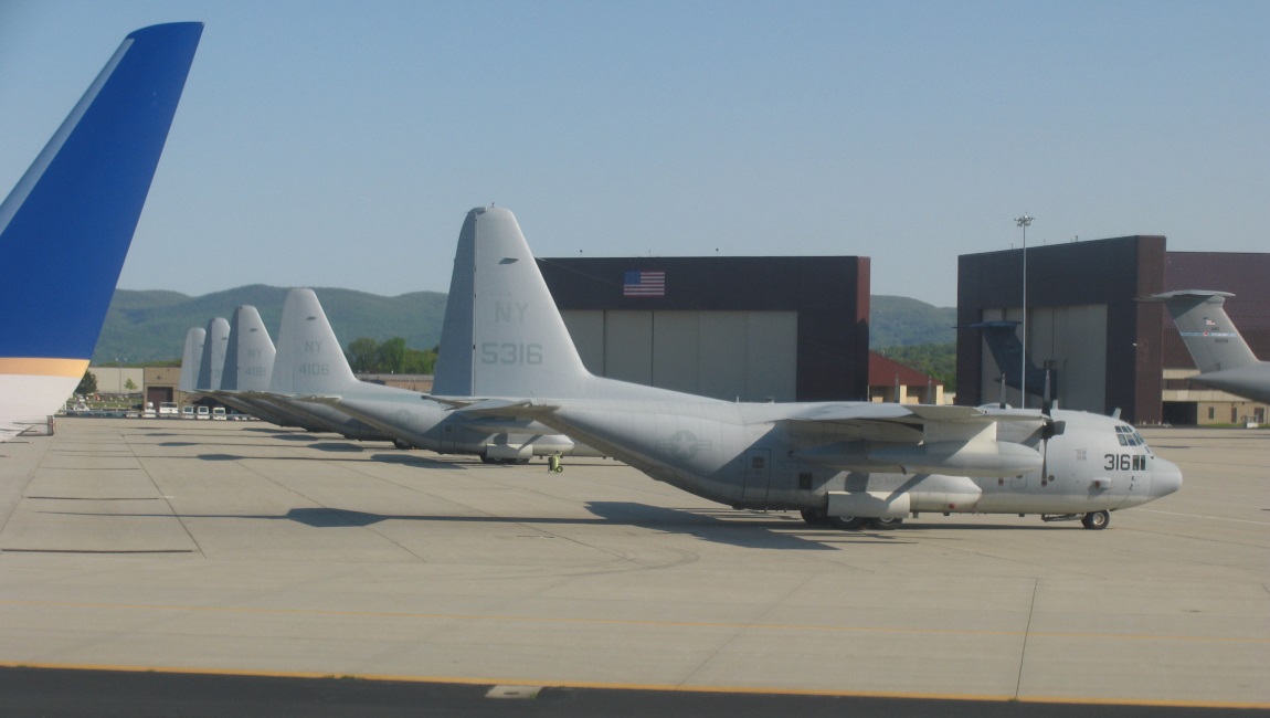 Refueling stop at Stewart Air Force Base