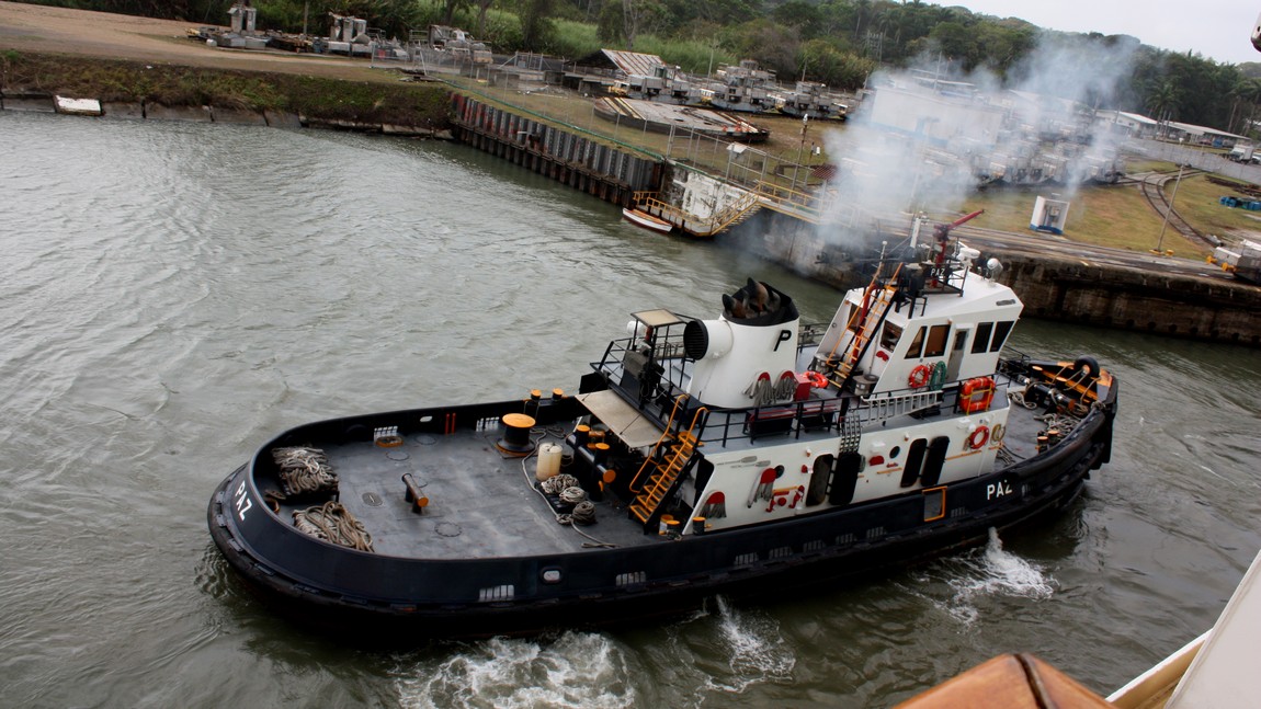 Tug sitting nearby