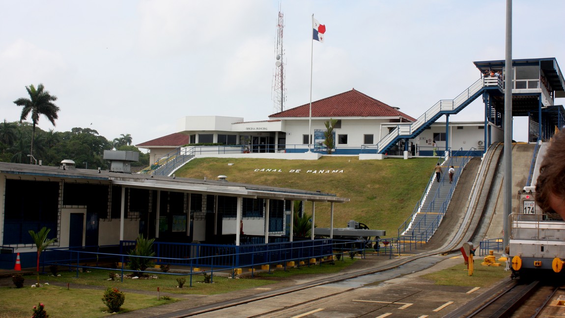 Gatun Locks control office