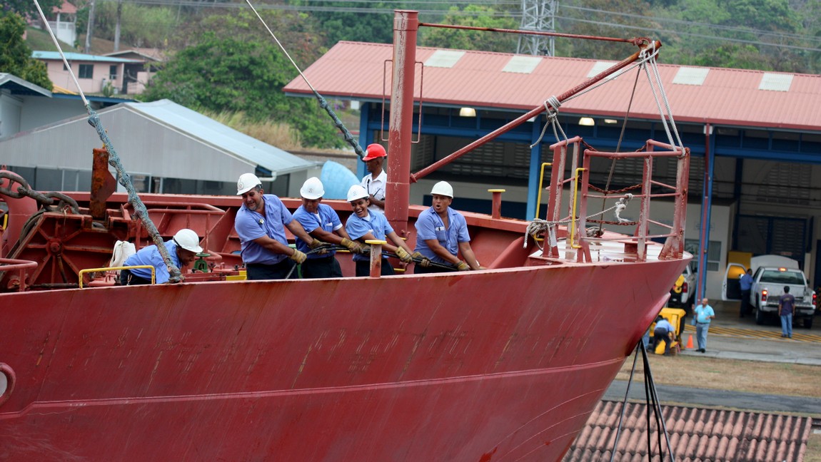 Pulling and attaching the cable