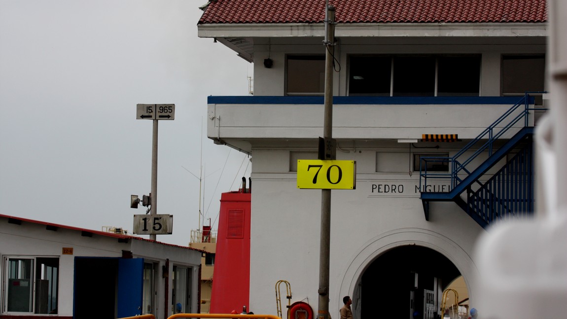 In the Pedro Miguel Lock