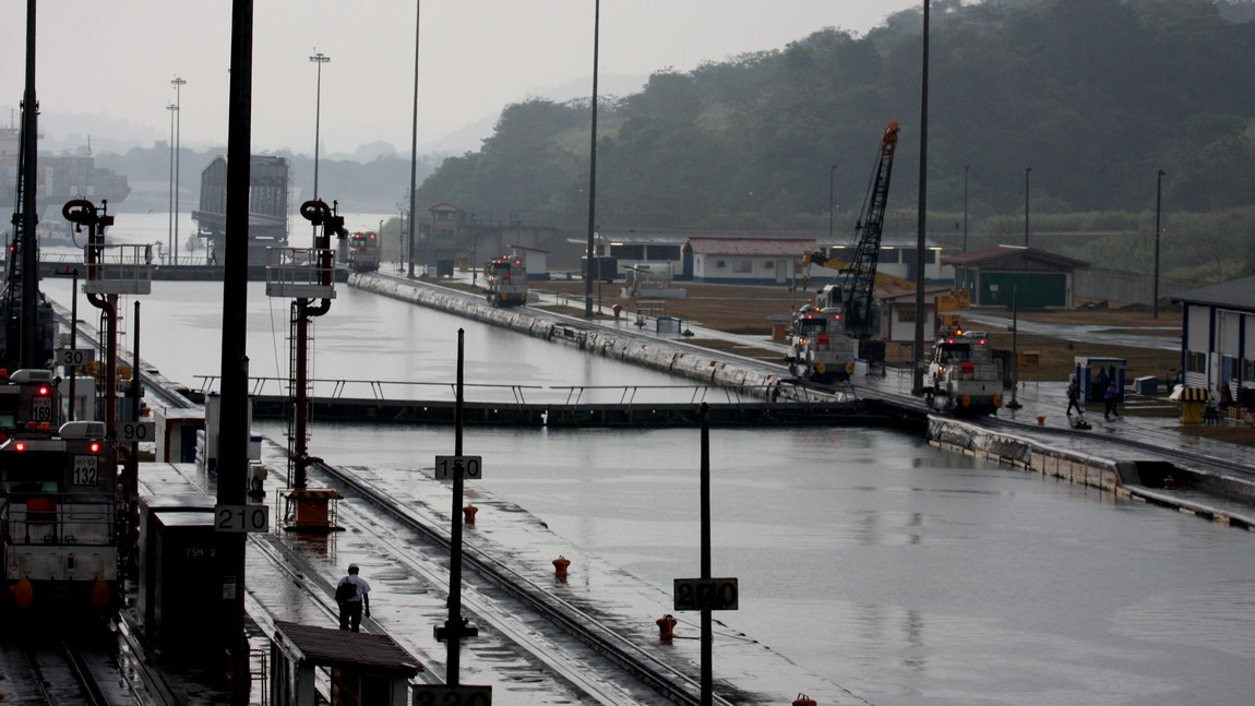 Miraflores is composed of two locks