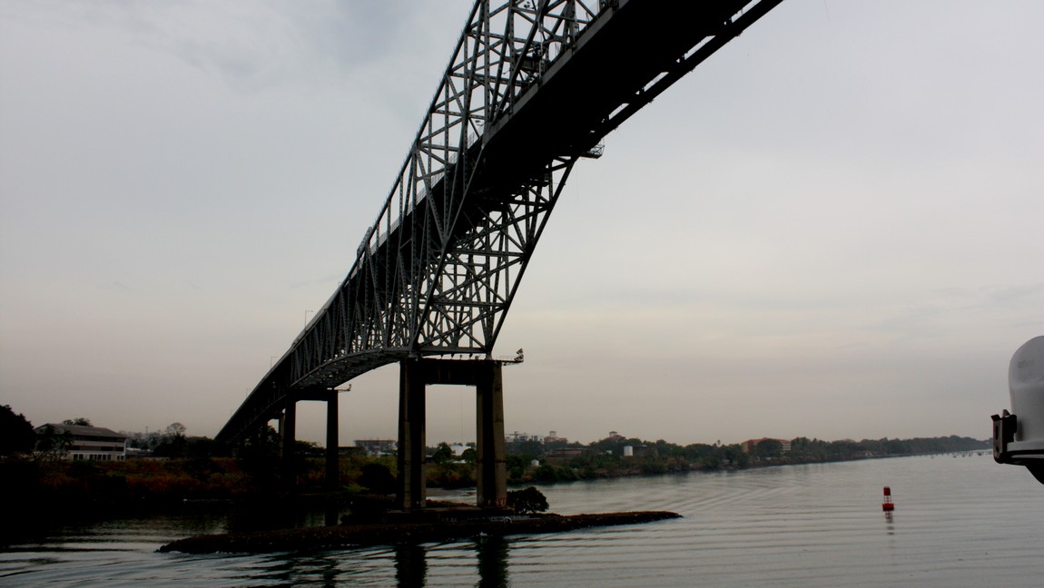 Passing under the Bridge