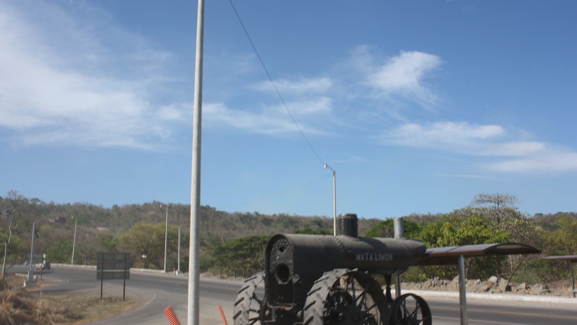 Passing an old tractor