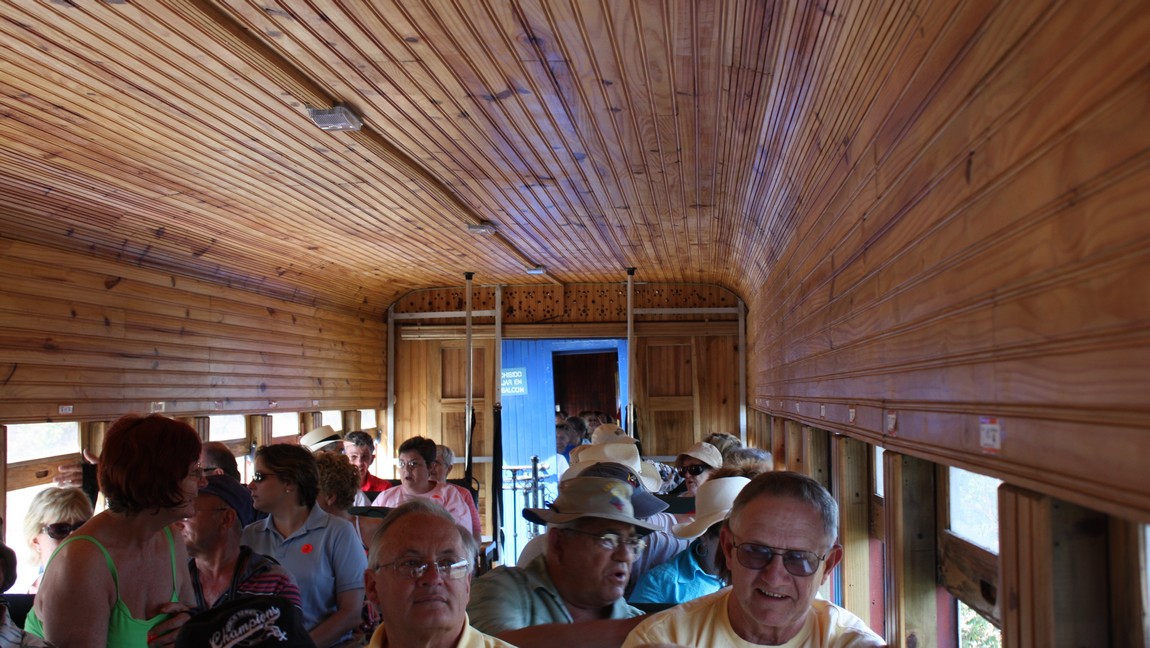Riding a 100 year old train