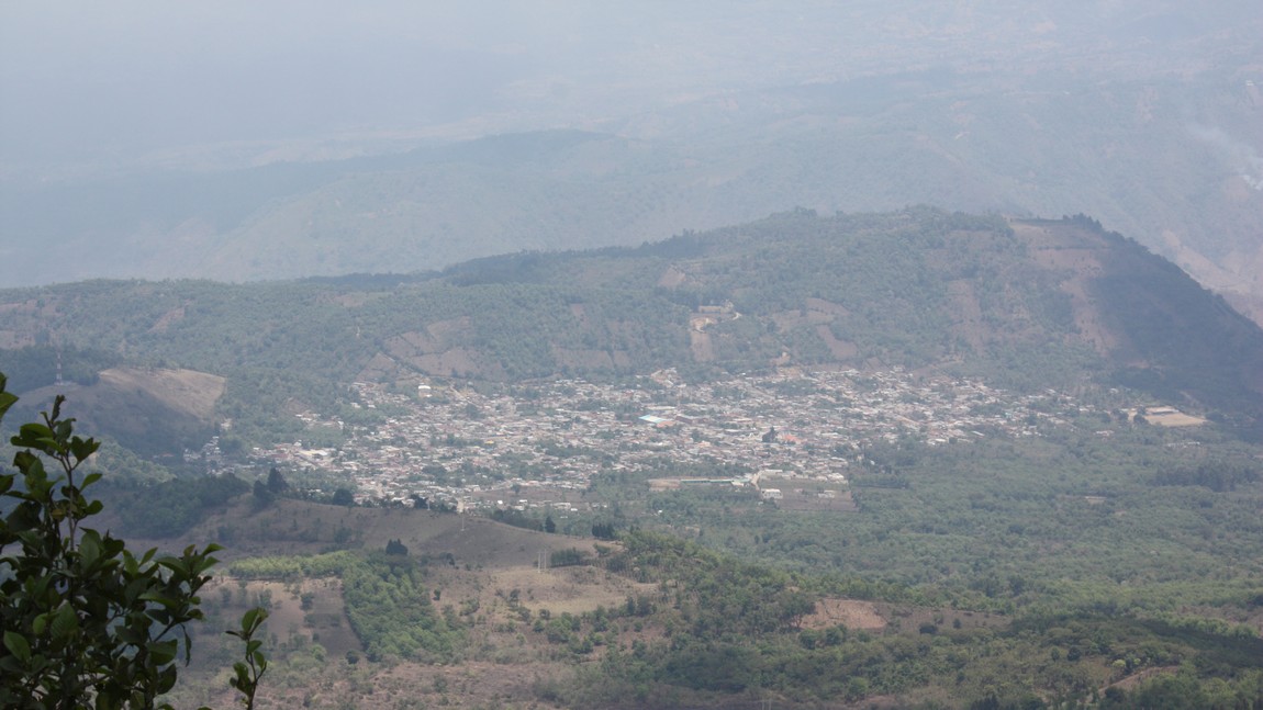 Town at the base of Pacaya Volcano