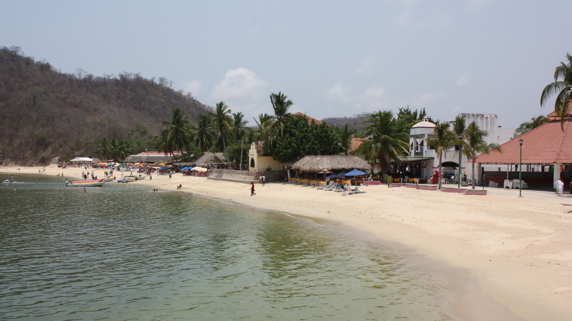Rather quiet beach