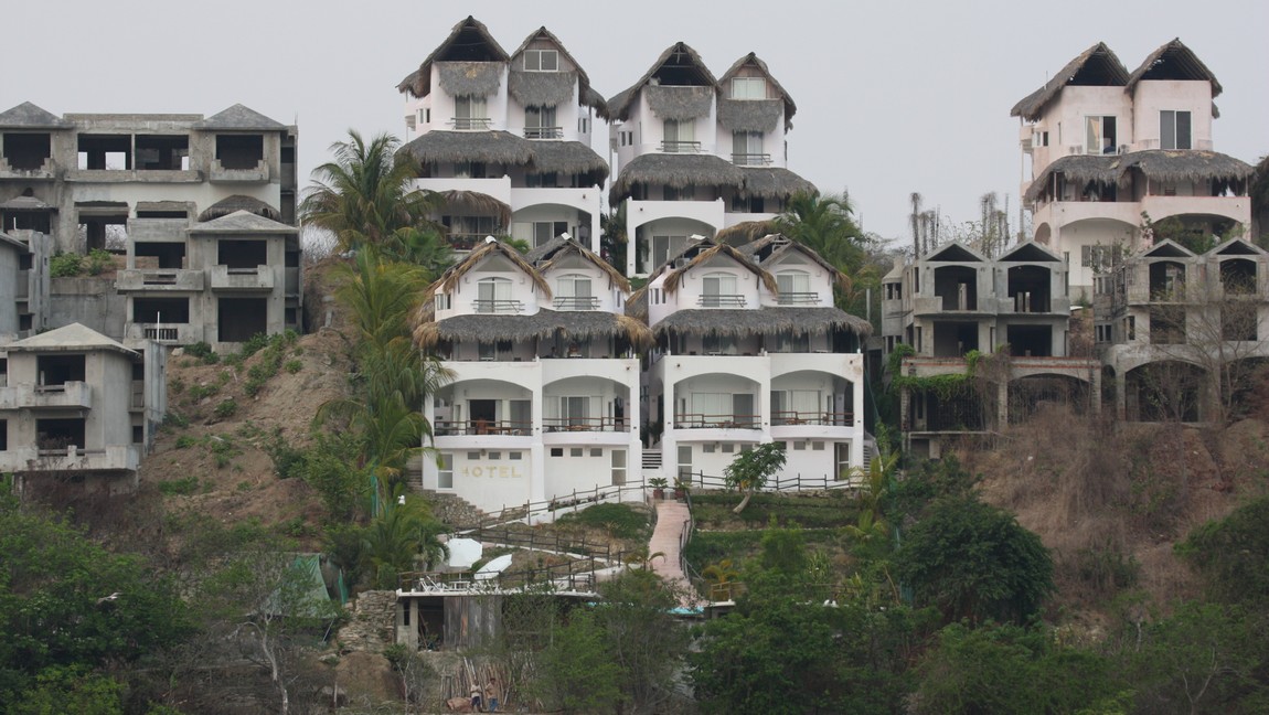 Hillside apartments or hotels