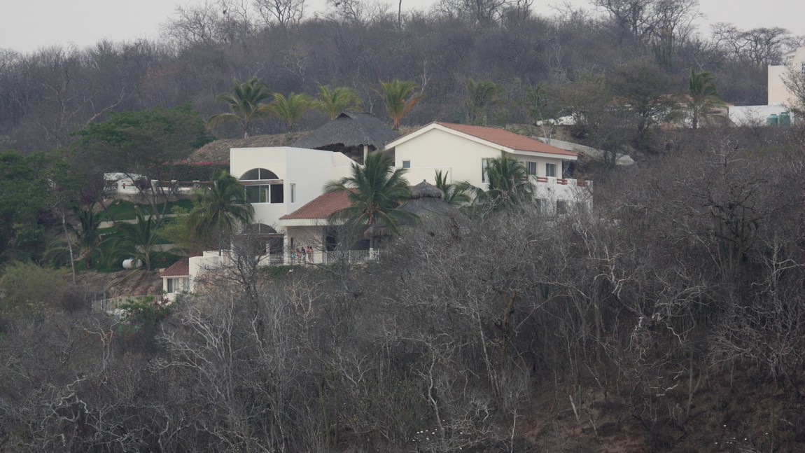 Hillside houses with a view