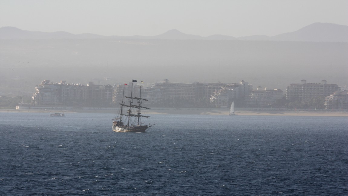 Ship near El Medano Ejidal