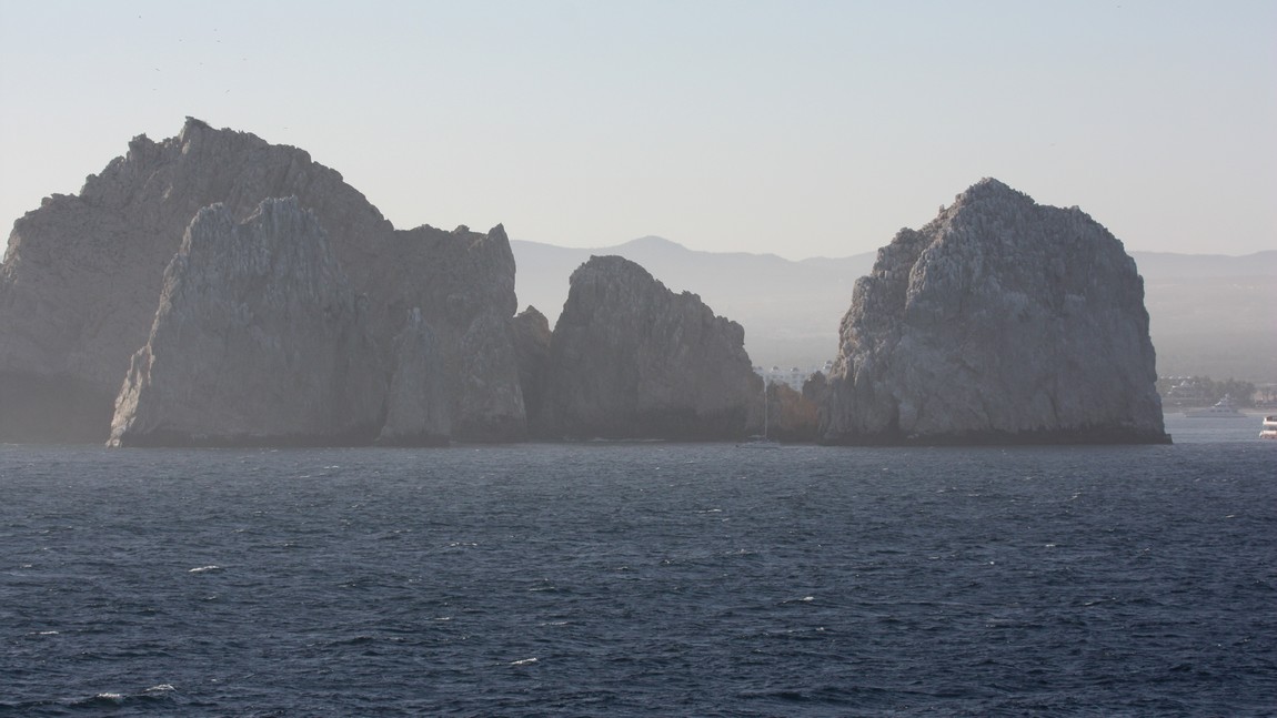Rocks at the east end