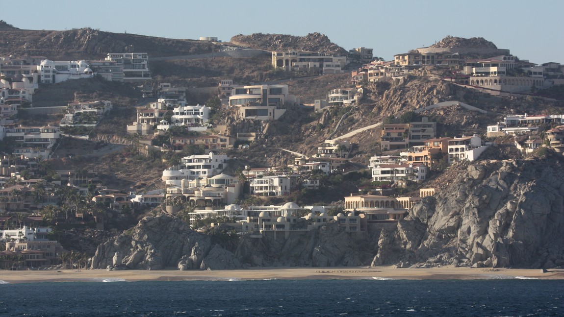 Hilly resort area