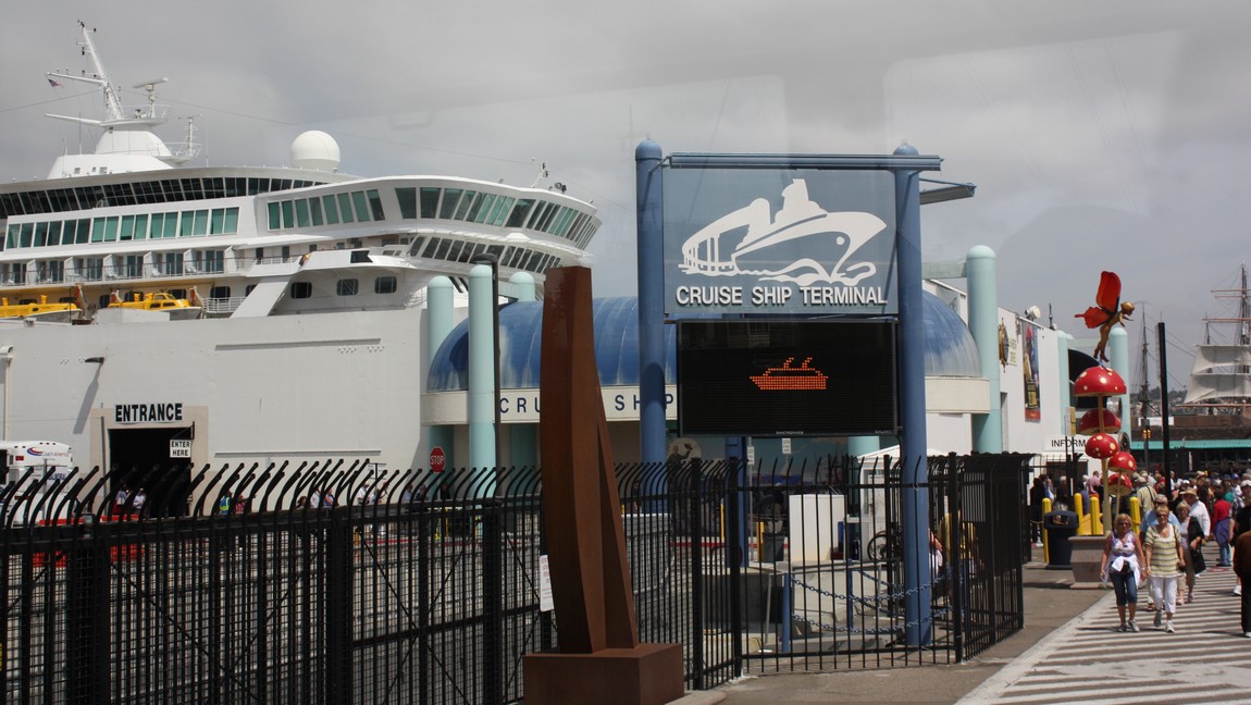 Departing the San Diego Cruise Ship Terminal