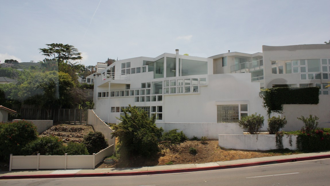 Fancy hillside houses