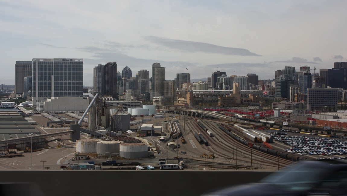 San Diego BNSF rail yard