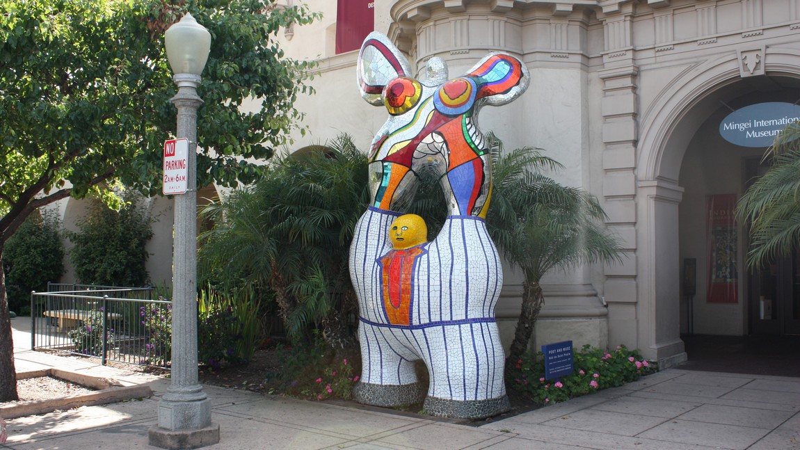 Outside Mingei International Museum
