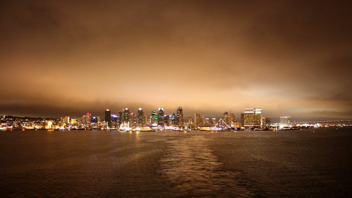 Departing San Diego