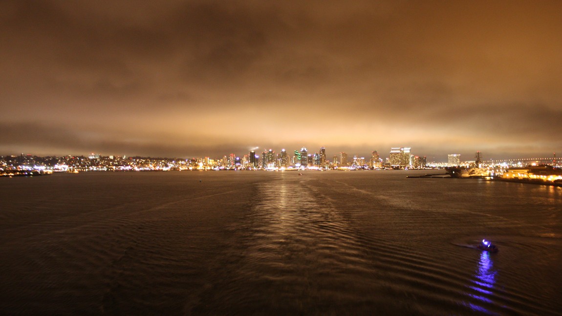 Departing San Diego