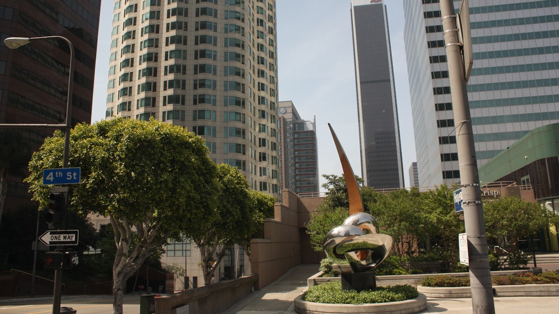 Sculpture in downtown