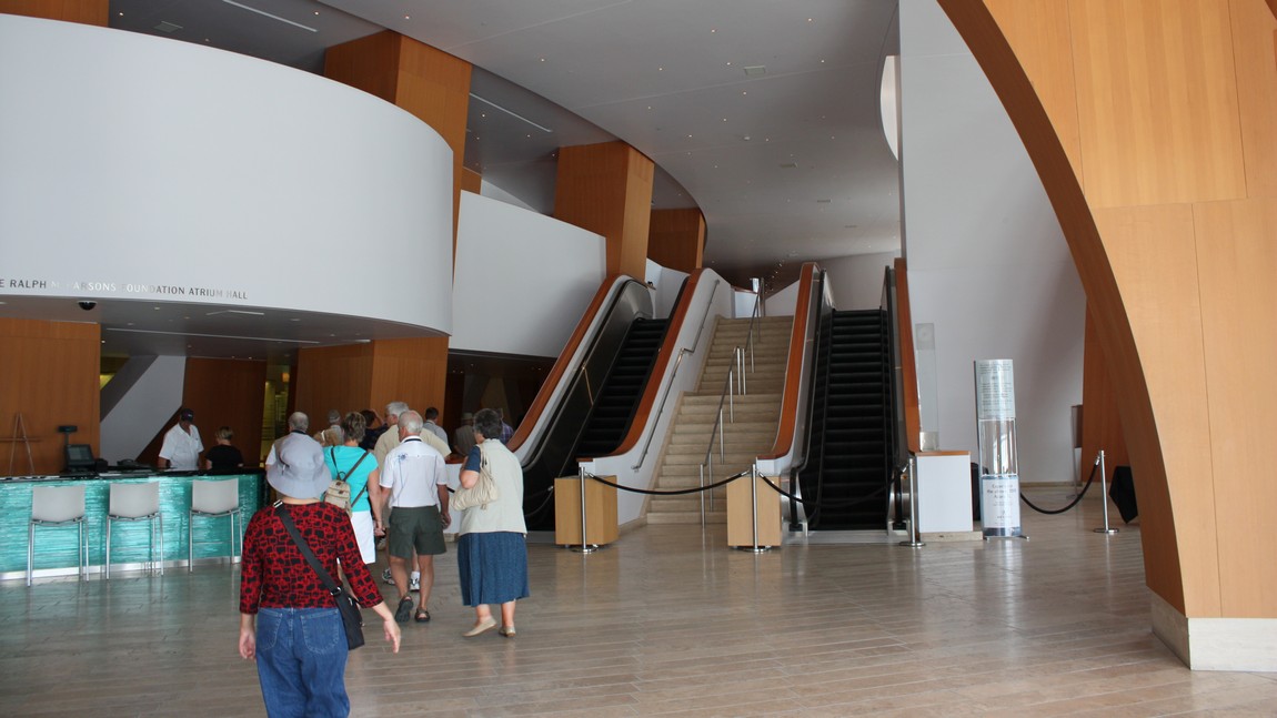 Inside the Walt Disney Concert Hall