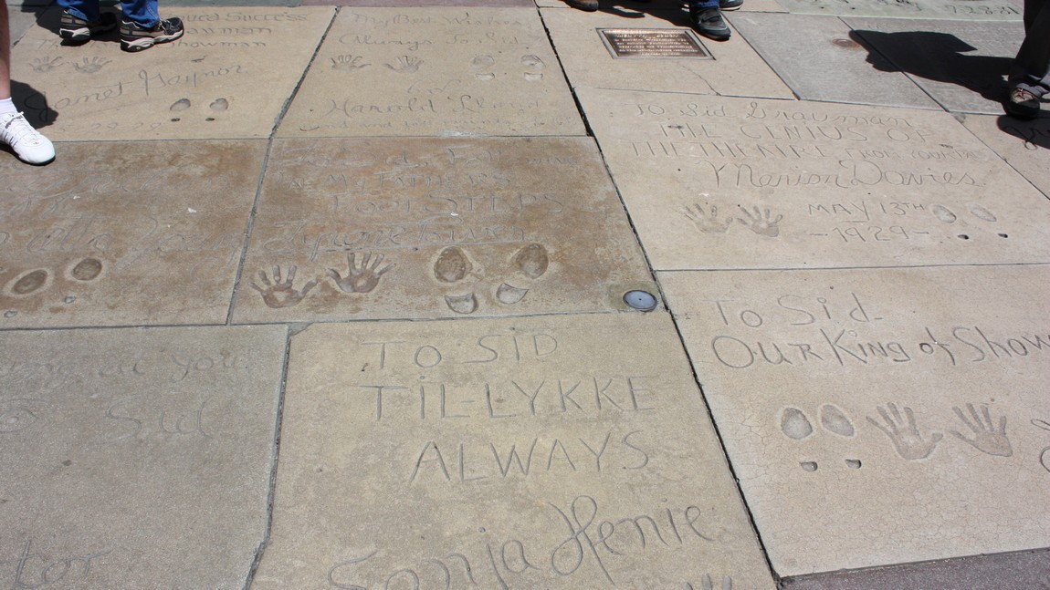 Outside Grauman's Chinese Theater