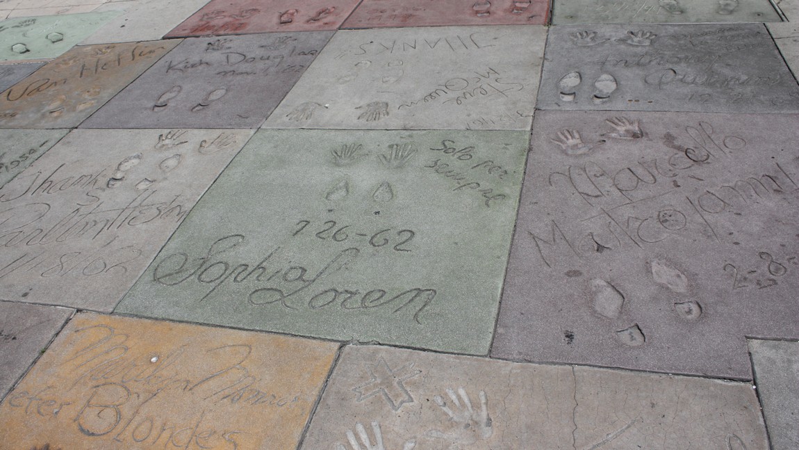 Outside Grauman's Chinese Theater