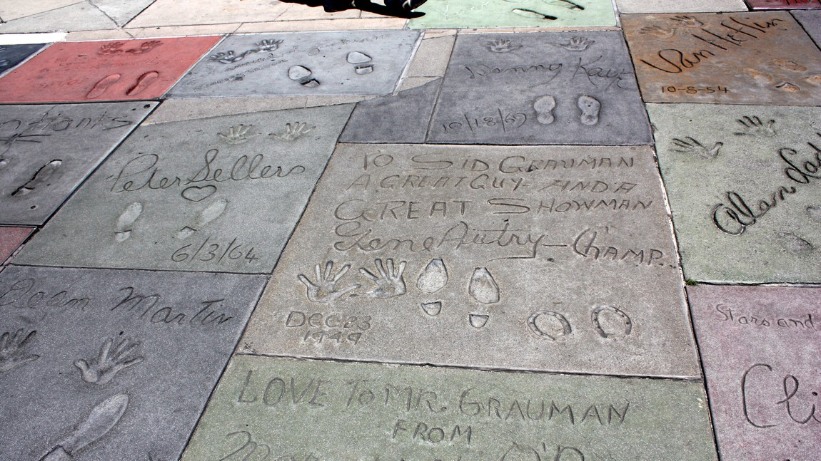 Outside Grauman's Chinese Theater