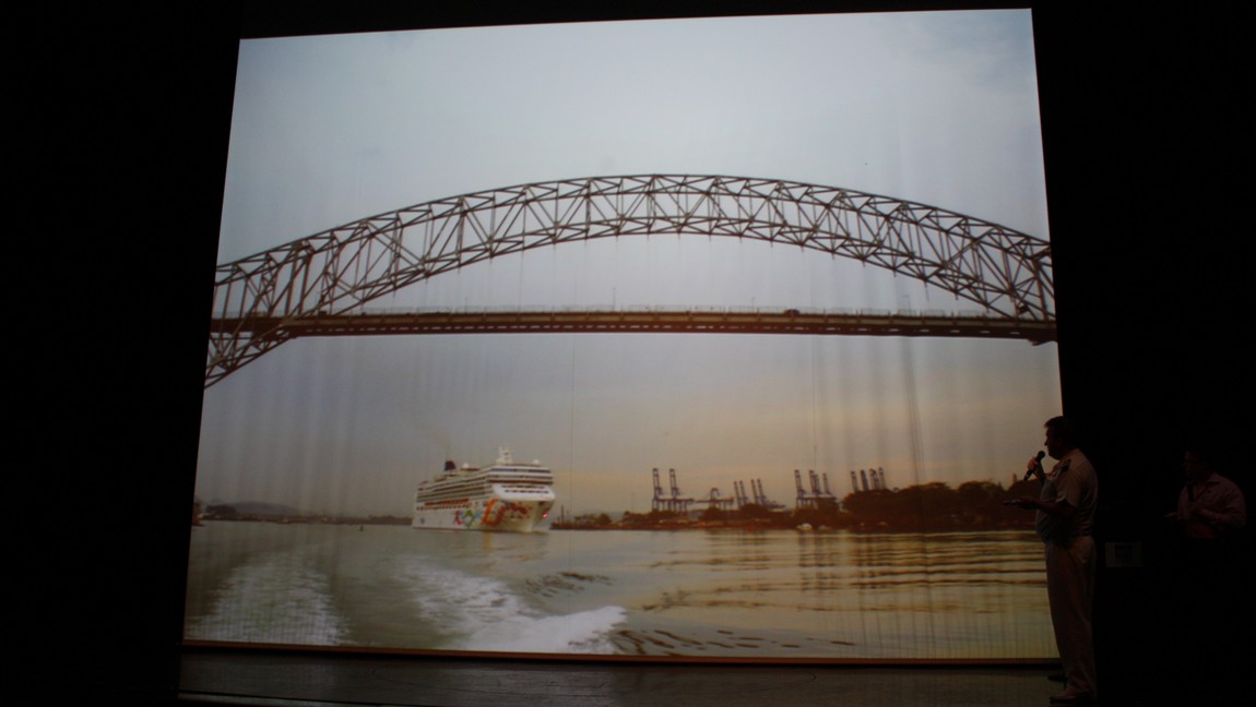 Under the Bridge of the Americas