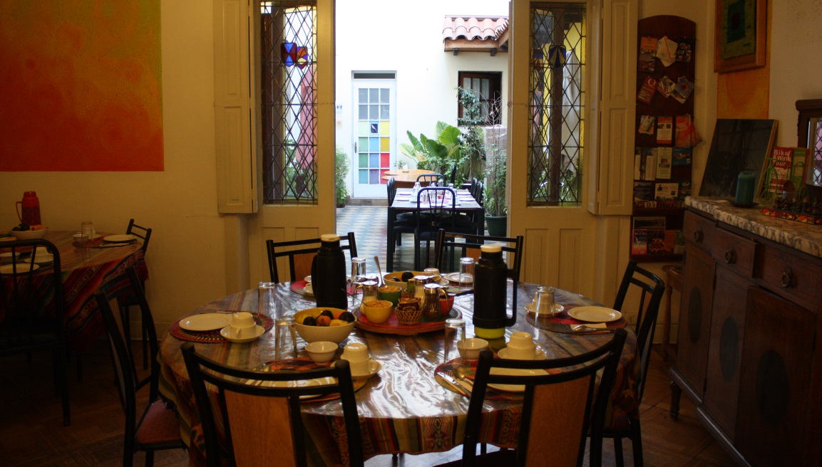 Breakfast was included at the Hostal Amazonas