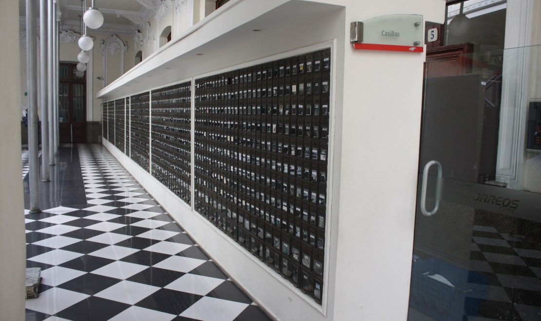 PO Box section at the Central Post Office