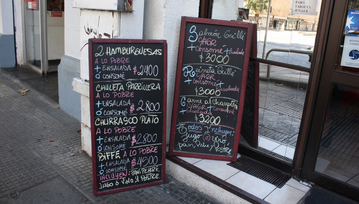 Menu at Blasco Restaurant